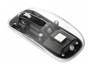 MH Transparente USB-A Funkmaus 4T schwar