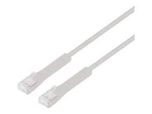 INT Cat6a F/FTP Flexi Patchk. 0,3m grau