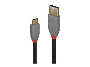 LINDY 2m USB 3.2 Typ A an C Kabel 5A PD