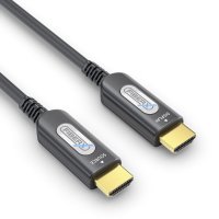 Gepanzertes 4K Premium High Speed HDMI AOC Glasfaser Kabel mit mobiler Spule, 50m