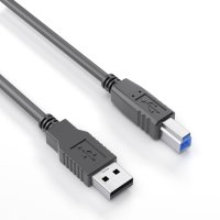 Premium Aktives USB 3.2 USB-A / USB-B Kabel – 10,00m
