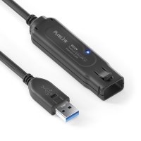 Aktives Premium USB 3.2 USB-A Verlängerungskabel - 15.00m