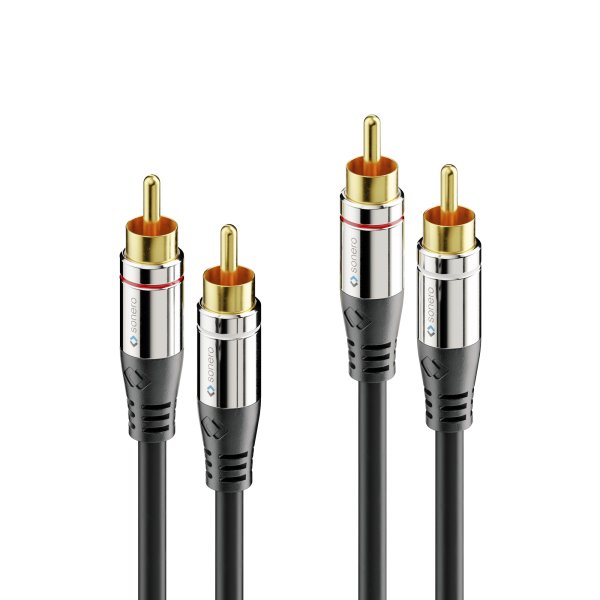 Premium L/R Cinch Stereo Audio Kabel – 2,00m