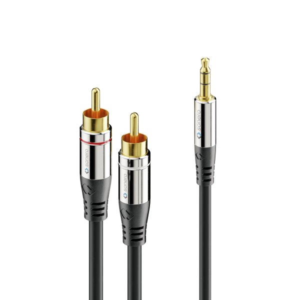 Premium 3,5mm Klinke auf L/R Cinch Stereo Audio Kabel – 5,00m