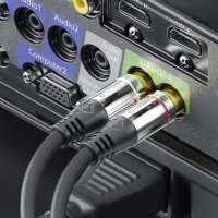 Premium 3,5mm Klinke auf L/R Cinch Stereo Audio Kabel – 5,00m