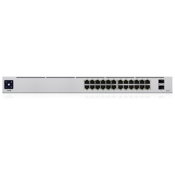 Ubiquiti Switch Unifi 24Xrj45 Gbit/2Xsfp Managed 16Xpoe 95W Gen2 19" Rack-Mountable, Fanless, 1,3" Touchscreen