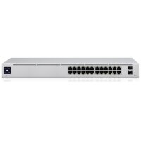 Ubiquiti Switch Unifi 24Xrj45 Gbit/2Xsfp Managed 16Xpoe 95W Gen2 19" Rack-Mountable, Fanless, 1,3" Touchscreen