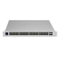 Ubiquiti Switch Unifi 48Xrj45 Gbit/4Xsfp+ Managed Poe+ 600W Gen2 19" Rack-Mountable, 1,3" Touchscreen