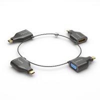 4K USB-C Adapterring mit vier Adaptern