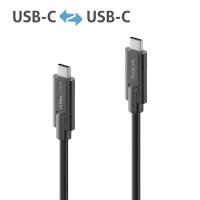 Premium USB v3.2 USB-C Kabel mit E-Marker – 1,00m,...