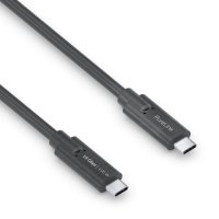 Premium USB v3.2 USB-C Kabel mit E-Marker – 1,50m, schwarz