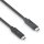 Premium USB v3.2 USB-C Kabel mit E-Marker – 0,50m, schwarz