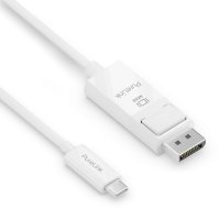 Premium 4K USB-C / DisplayPort Kabel – 2,00m,...