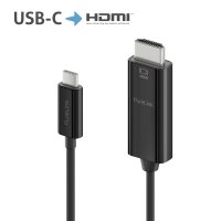 Premium Aktives 4K USB-C / HDMI Kabel – 1,50m, schwarz