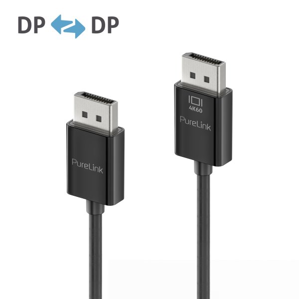 Premium 4K DisplayPort Kabel – 1,00m, schwarz