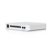 Ubiquiti Switch Unifi 8Xrj45 Gbit/2Xsfp+ Managed Poe+ 120W Wall-Mountable, 1,3" Touchscreen