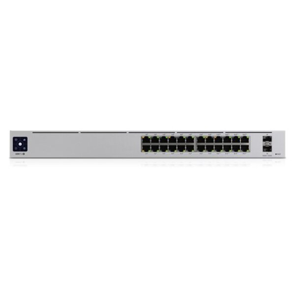 Ubiquiti Switch Unifi 16Xrj45 Gbit/8Xrj45 2.5G/2Xsfp+ Managed Max 19" Rack-Mountable, 1,3" Touchscreen