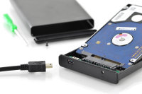 2,5 SDD/HDD-Gehäuse, SATA I-II - USB 2.0
