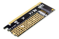 M.2 NVMe SSD PCI Express 3.0 (x16) Add-On Karte