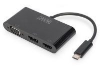 USB-C™ 3in1 Triple Monitor Adapter (HDMI, DP, VGA)