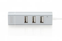 USB Type-C™ 3-Port Hub + Fast Ethernet LAN-Adapter