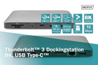 Thunderbolt™ 3 Dockingstation 8K, USB Type-C™