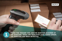 2D Barcode Handscanner, QR-Code kompatibel