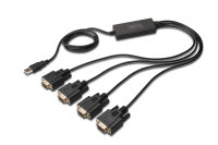 USB 2.0 zu 4xRS232 Kabel