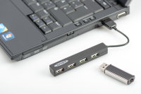 USB 2.0 Notebook HUB, 4-Port
