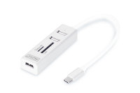 USB Type-C™ OTG 3-Port Hub + Kartenleser