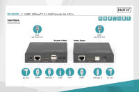 4K HDMI® HDBaseT™ 2.0 KVM Extender Set, 100 m