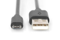 USB 2.0 Anschlusskabel - USB A auf Micro B