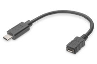 USB Type-C Adapterkabel, Typ-C auf mikro B