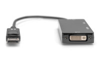 DisplayPort 3in1 Adapter / Konverter - DP - HDMI+DVI+VGA
