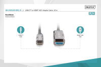 4K USB Typ - C auf HDMI AOC Adapterkabel