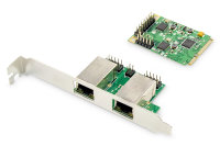 2 Port Gigabit Ethernet Netzwerkkarte, RJ45, PCI Express