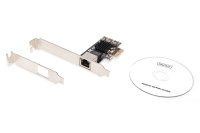 Single Port 2,5 Gigabit Ethernet Netzwerkkarte, RJ45, PCI Express, Realtek Chipsatz