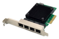 4 Port 2,5 Gigabit Ethernet Netzwerkkarte, RJ45, PCI...