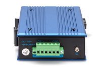 10/100/1000Base-TX (PoE) to 1000Base-FX Industrial Media Converter