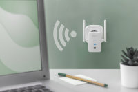 300 Mbps Wireless Repeater / Access Point, 2.4 GHz + USB-Ladeanschluss