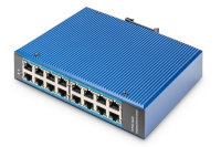16 Port Gigabit Ethernet Netzwerk Switch, Industrial,...
