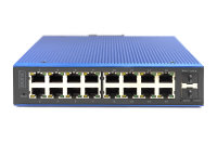 Industrial 16+2-Port L2 managed  Gigabit Ethernet PoE Switch