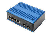 Industrial 4+2 -Port Gigabit  Ethernet Switch