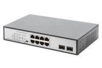 8-Port Gigabit PoE Netzwerkswitch, Desktop, unmanaged, 2...