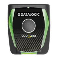 Datalogic CODiScan, BT, 2D, BT (BLE), schwarz, grün