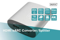 HDMI eARC Converter/Splitter