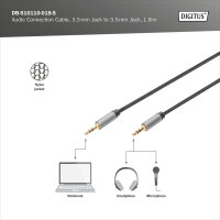 Audio Anschlusskabel, 3,5 mm Klinke auf 3,5 mm Klinke