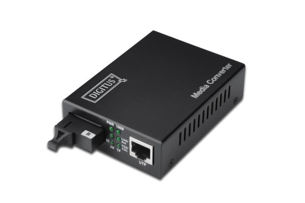 Bidirectional Fast Ethernet Medienkonverter, RJ45 / SC