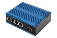 4 Port Gigabit Ethernet Netzwerk PoE Switch, Industrial,...
