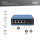 4 Port Gigabit Ethernet Netzwerk PoE Switch, Industrial, Unmanaged, 1 SFP Uplink